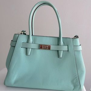 Kate Spade turquoise shoulder bag